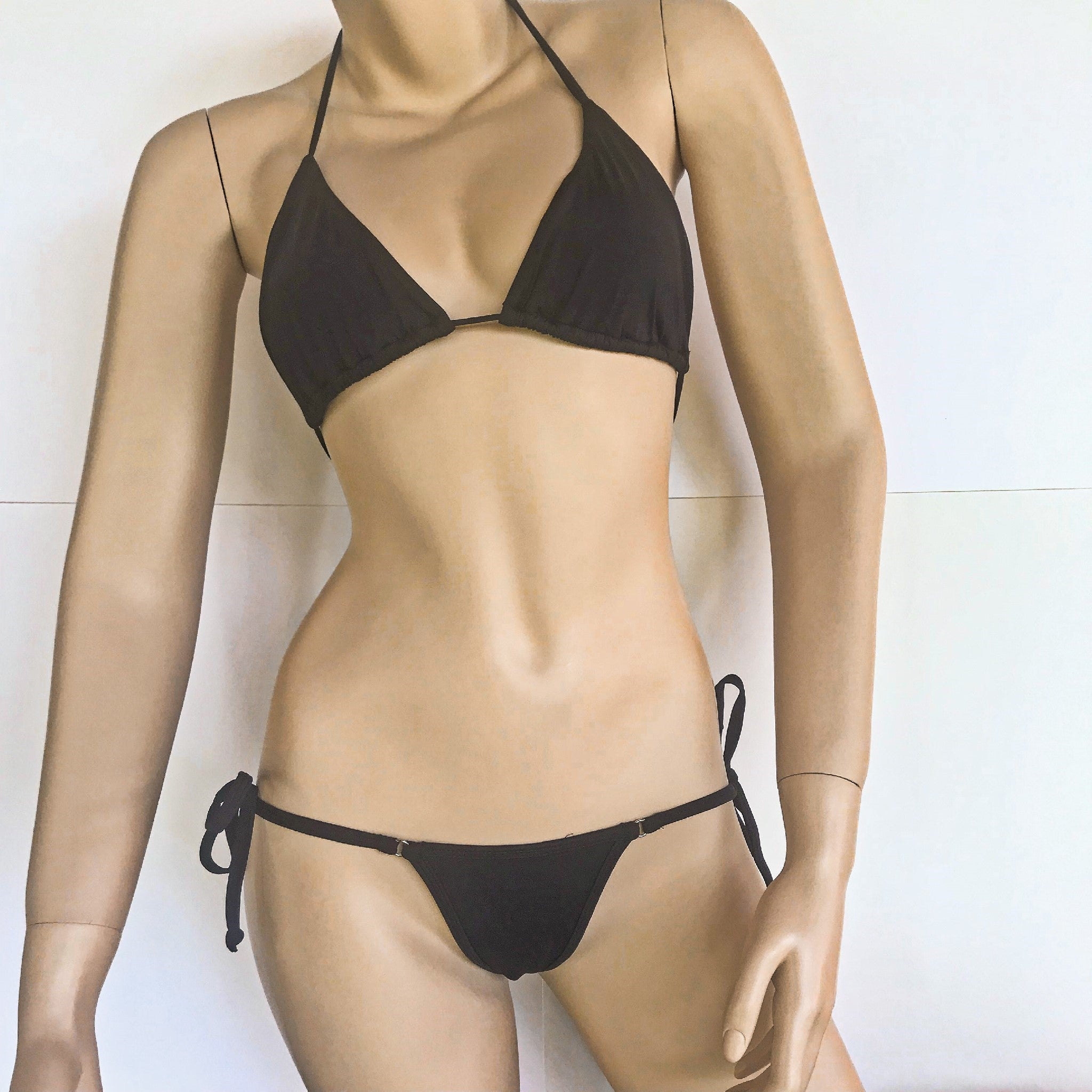 Heart Jewel Thong Bikini Bottom