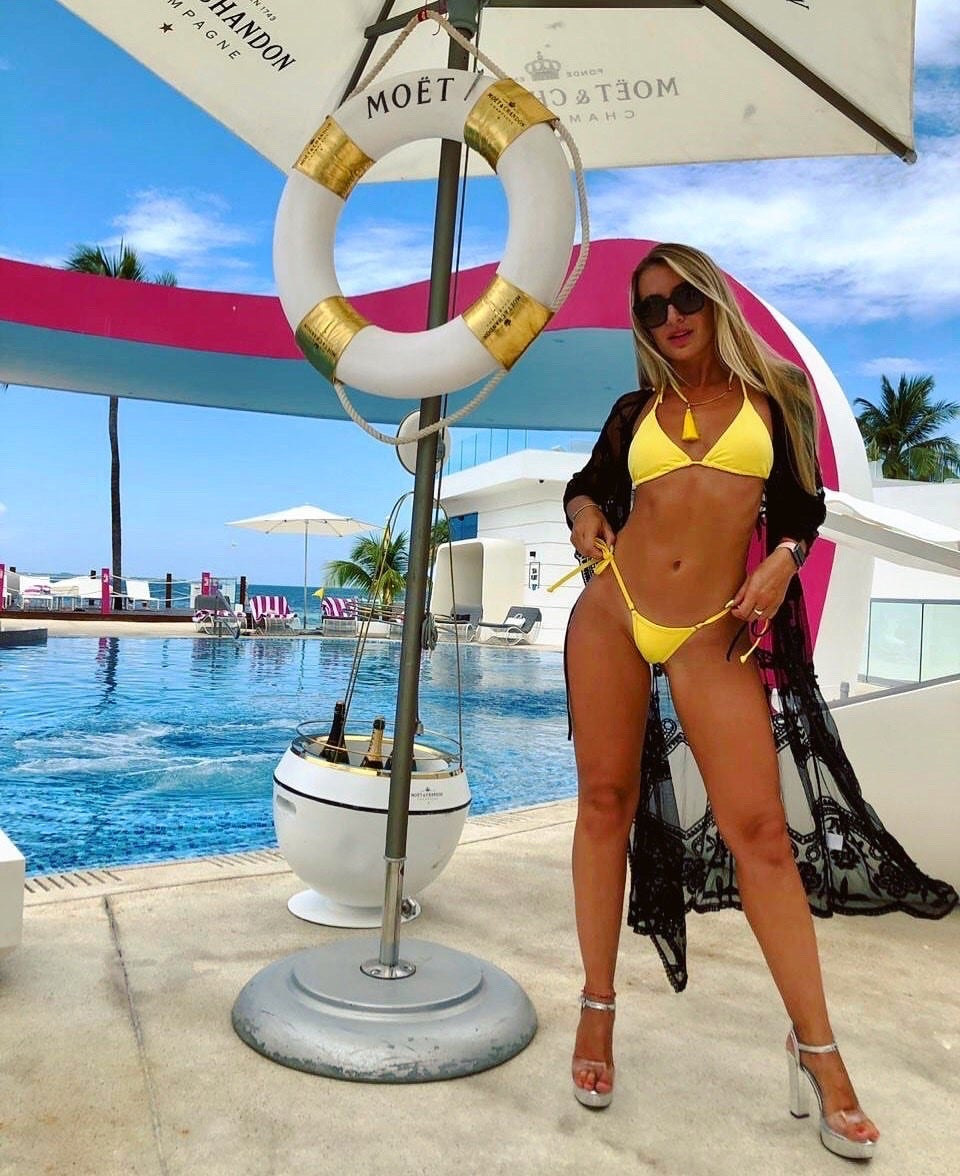 Heart Jewel Thong Bikini Bottom