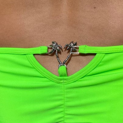 Palm Jewel Scrunch Moderate Bikini Bottom – NVeeUs