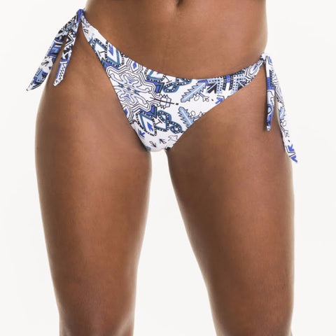 Palm Jewel Scrunch Bikini Bottom