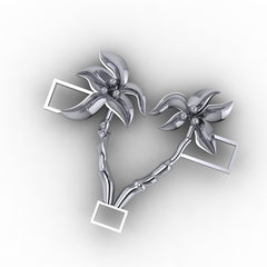 Palm Jewel Thong Bikini Bottom