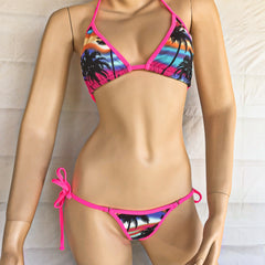 Triangle Bikini Top with removable pad