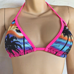 Triangle Bikini Top with removable pad